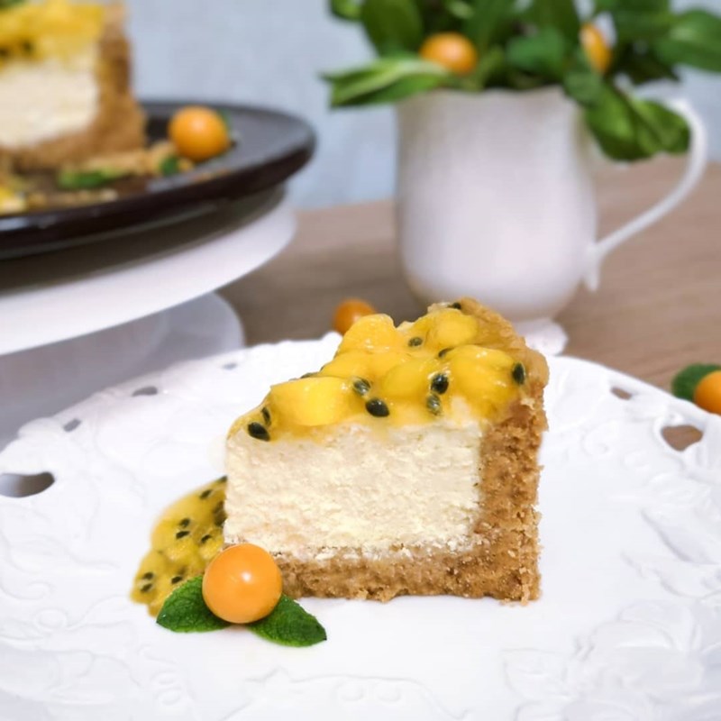 Mango & Passion fruit Cheesecake-2