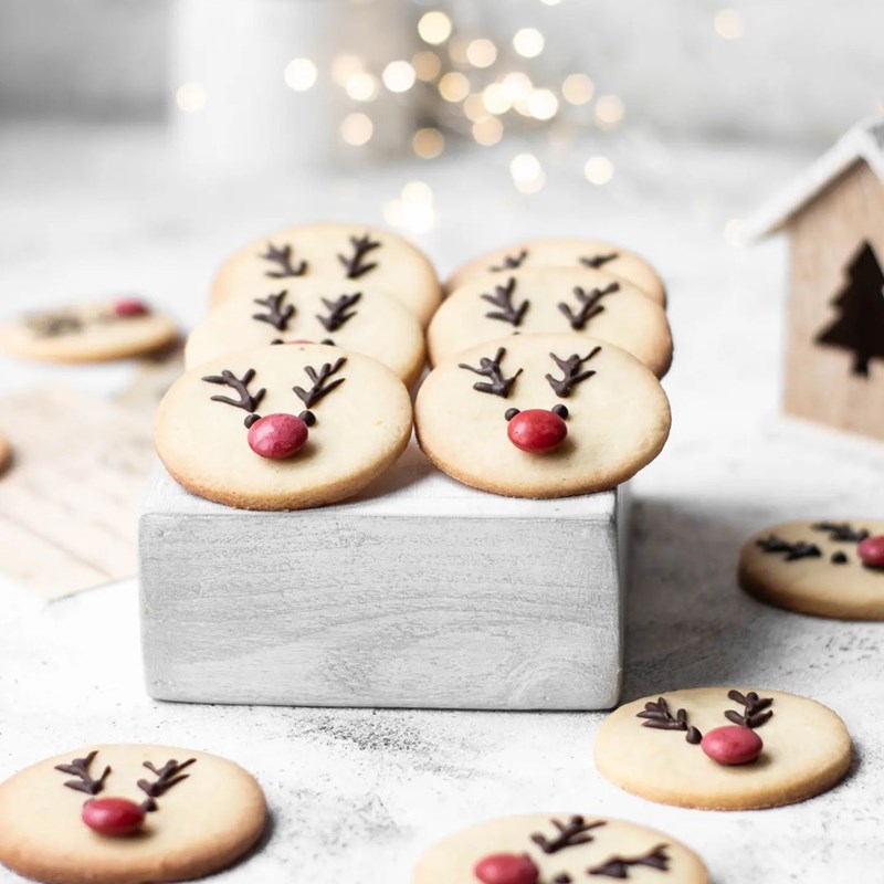 Simple reindeer cookies