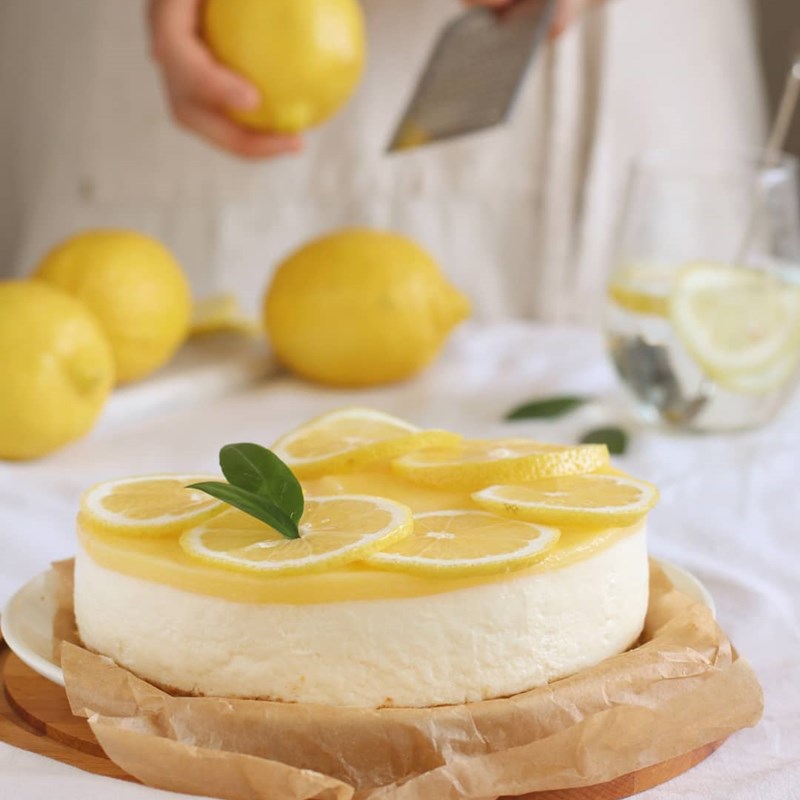 Lemon cheesecake (no bake)