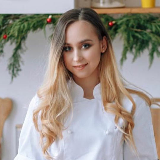 Pastry chef Yuliya Yarovaya