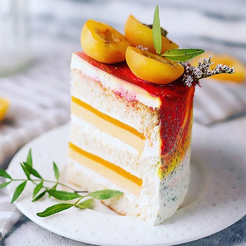 Almond Sunshine cake