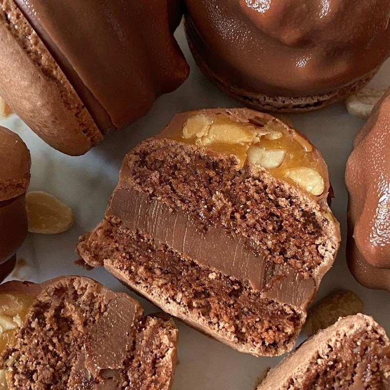 Snickers macaron fillings