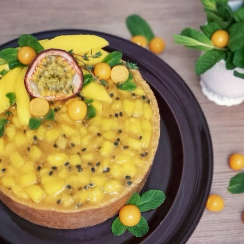 Mango & Passion fruit Cheesecake
