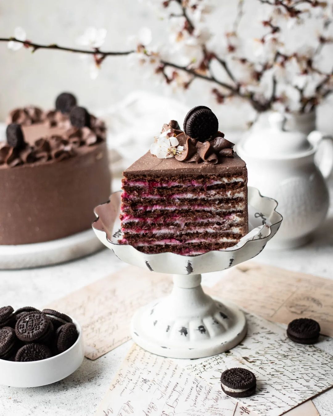 Tiny Yellow Cake with Strawberry Jam and Chocolate Ganache  Karens  Kitchen Stories