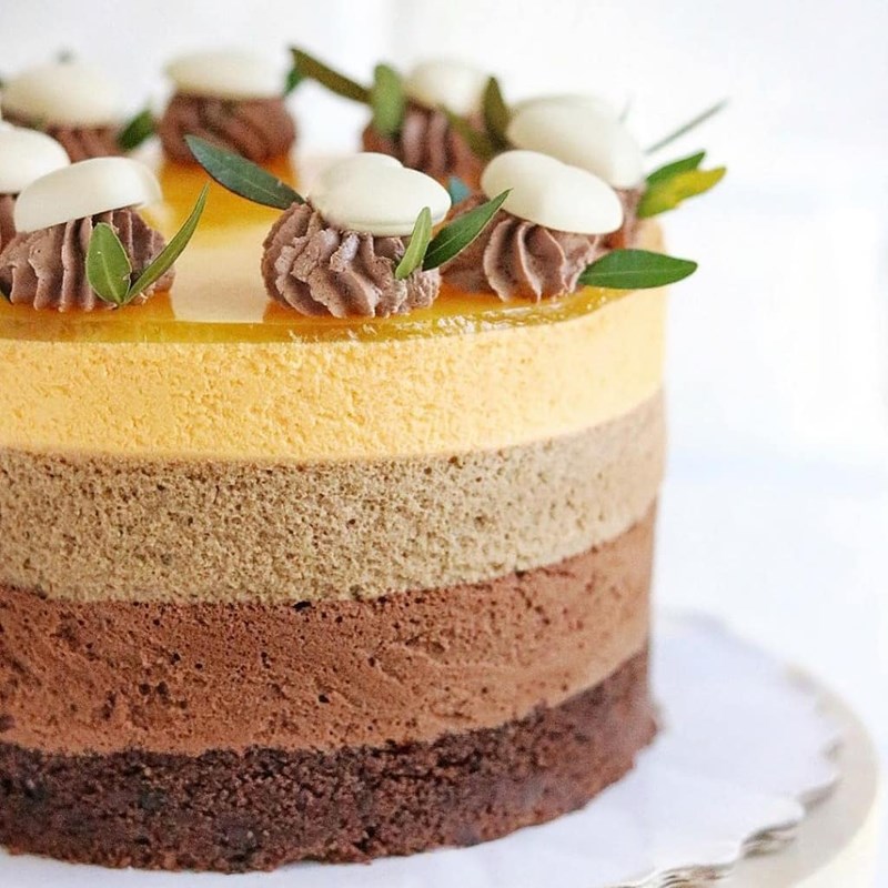 Triple chocolate & orange cake