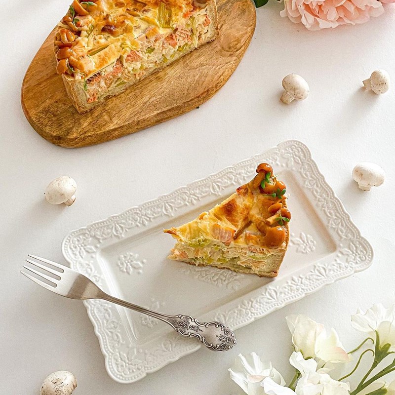 Snack quiche with salmon & leek-3